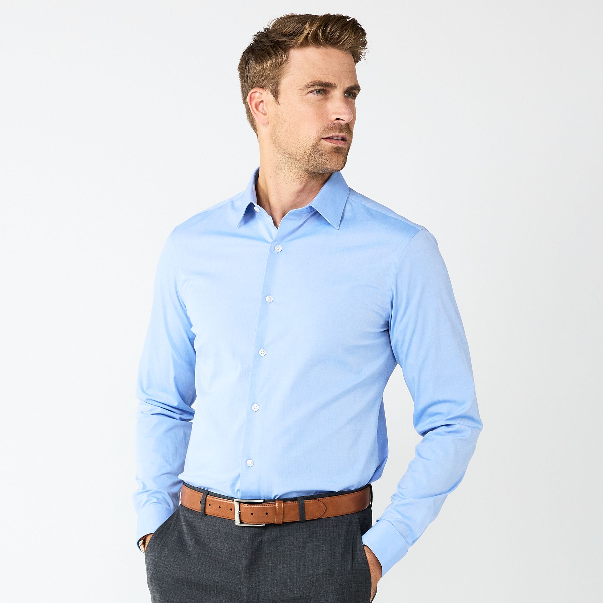 Mens Apt. 9® Premier Flex Extra-Slim Fit Wrinkle Resistant Dress Shirt, S