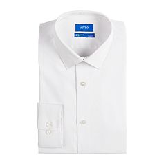 Mens white dress store shirts kohls