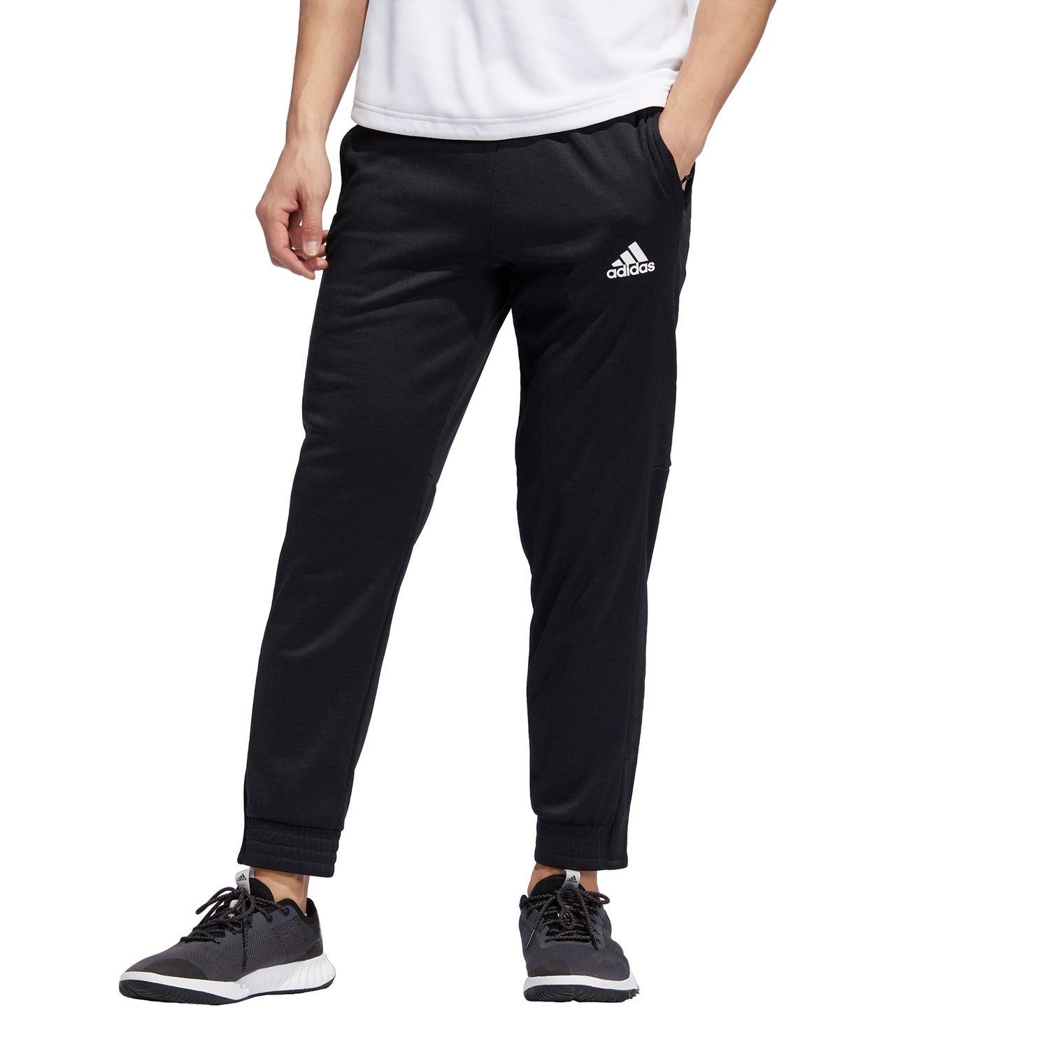 adidas men's team issue fleece jogger pants