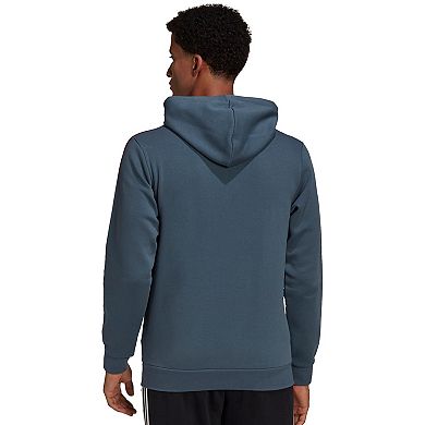 adidas Essential 3 Stripe Pullover Hoodie