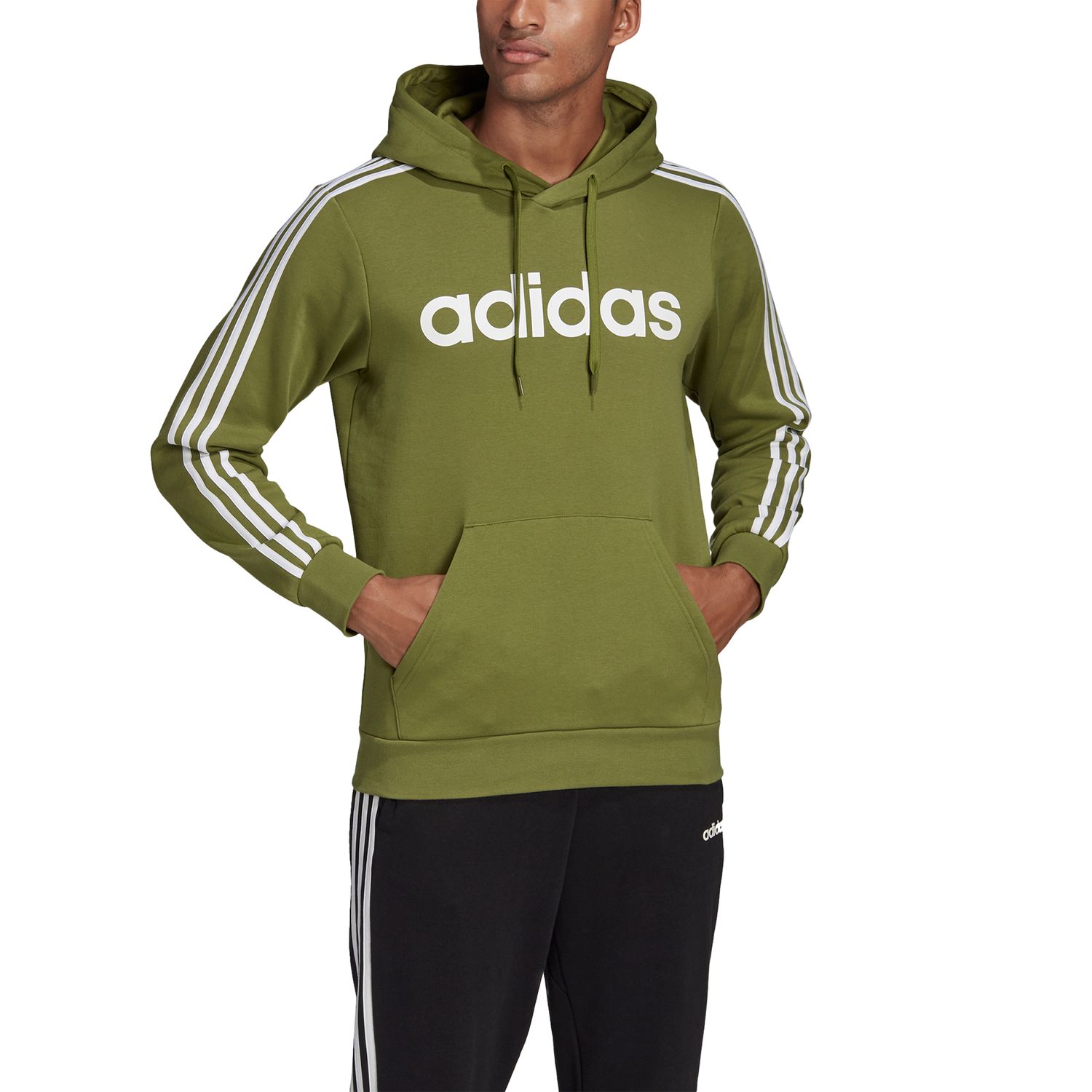 olive green adidas hoodie