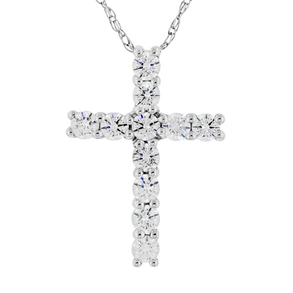 diamond cross necklace cheap