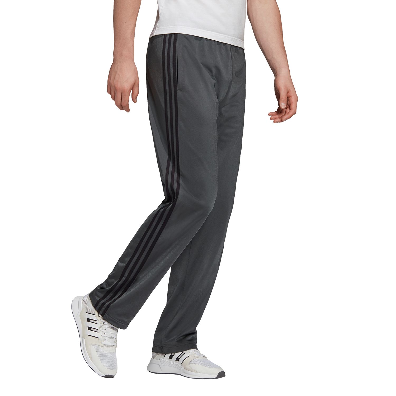 adidas track pants mens grey