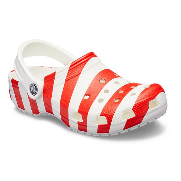 mens flag crocs