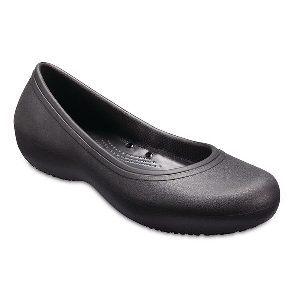 Crocs Womens Work Shoes Alice Kadee Mercy At Work Closed Toe Comfort Flats Clogs