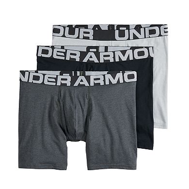Men's Under Armour 3-pack Charged Cotton® Stretch 6-inch Boxerjock® Boxer Briefs