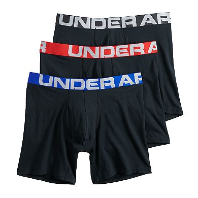 Men's Under Armour 3-pack Charged Cotton® Stretch 6-inch Boxerjock® Boxer Briefs