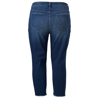 Plus Size LC Lauren Conrad Skinny Crop Jeans