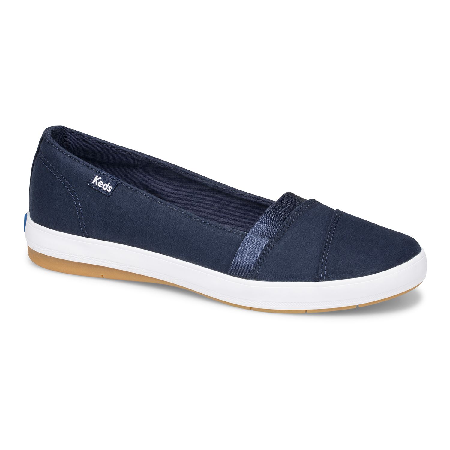 womens navy blue slip on shoes