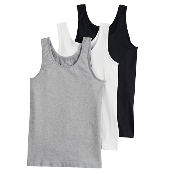 Girls 6-16 SO® 3-pack Seamless Tank Tops