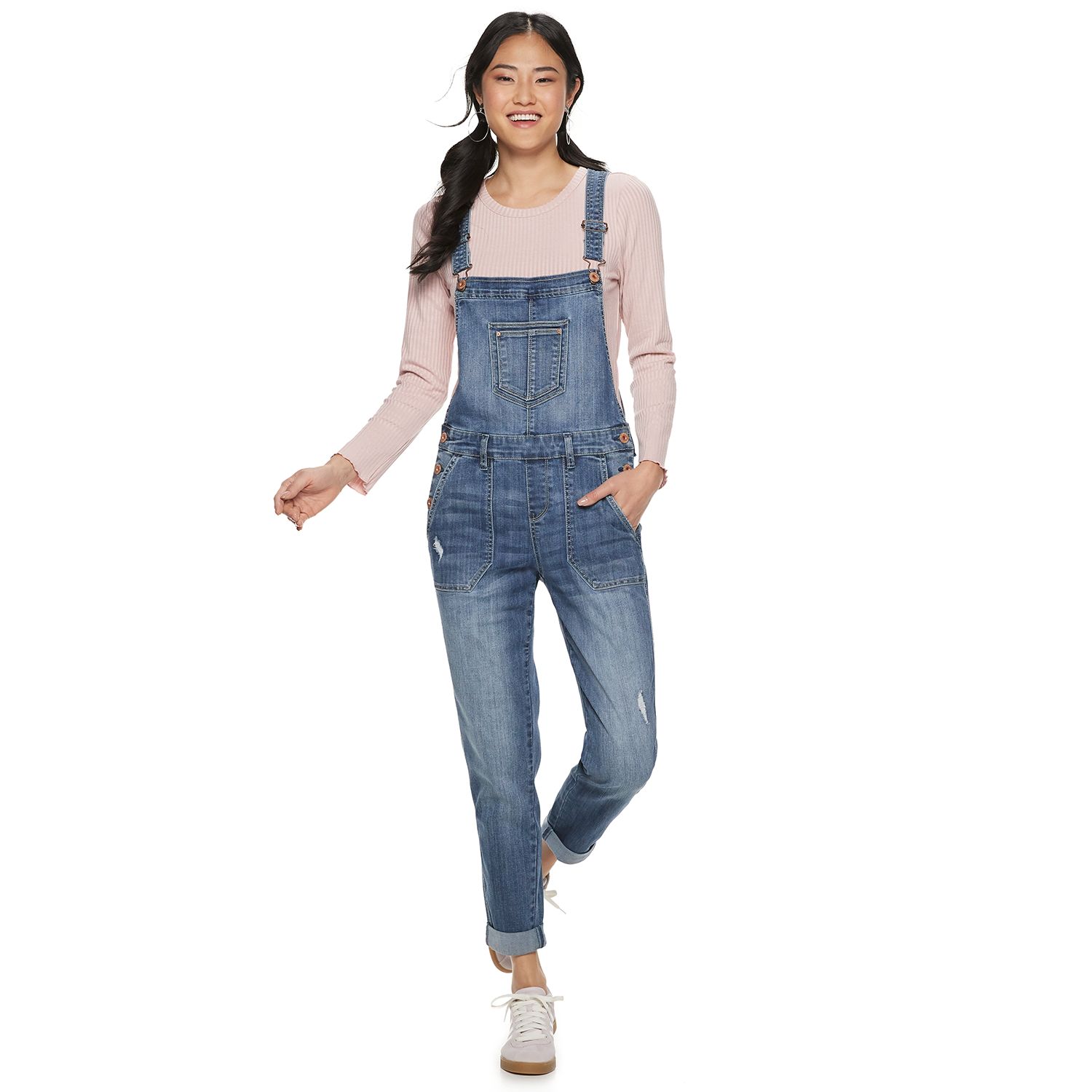 kohls denim overalls