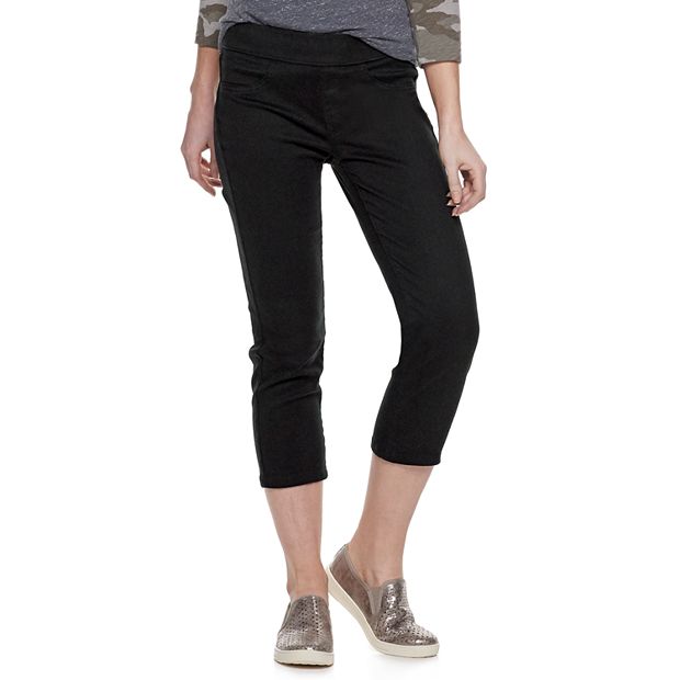 Sonoma Black Capri Pants for Women