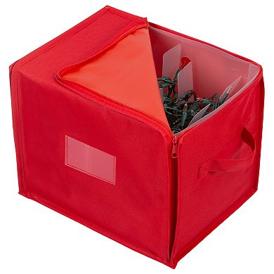 Simplify Simplify Stackable Christmas Tree Light Organizer Box