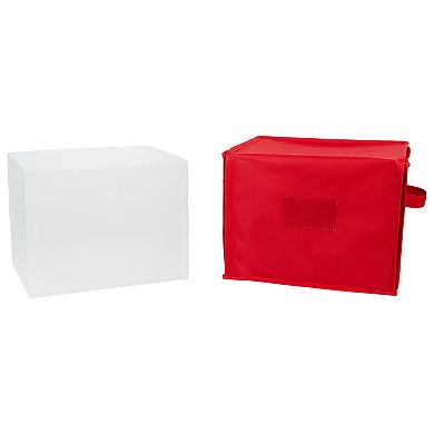 Simplify Simplify Stackable Christmas Tree Light Organizer Box