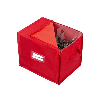 Simplify Simplify Stackable Christmas Tree Light Organizer Box