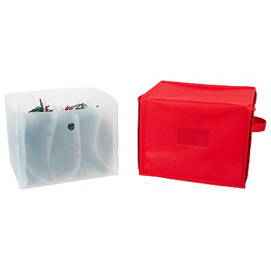 Simplify Simplify Stackable Christmas Tree Light Organizer Box