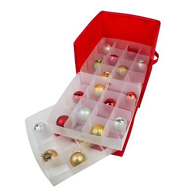 Simplify Simplify 64 Count Stackable Christmas Ornament Storage Box
