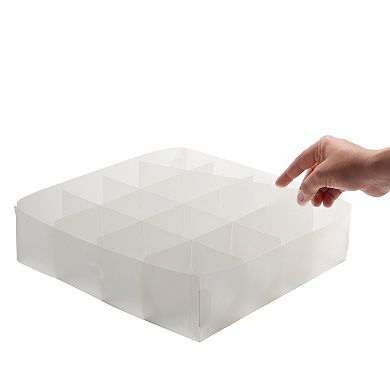 Simplify Simplify 64 Count Stackable Christmas Ornament Storage Box