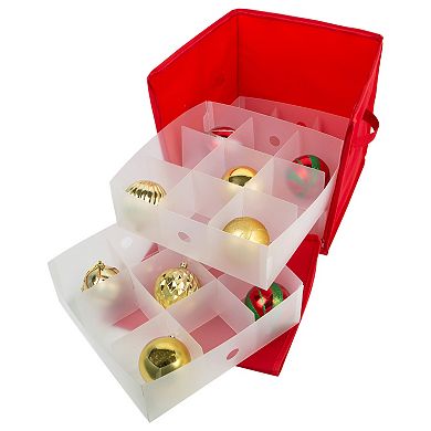 Simplify Simplify 27 Count Stackable Christmas Ornament Storage Box