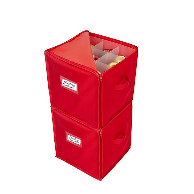 Simplify Simplify 27 Count Stackable Christmas Ornament Storage Box