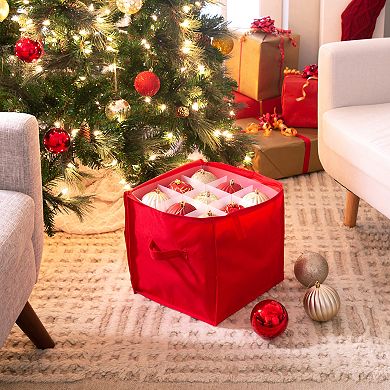 Simplify Simplify 27 Count Stackable Christmas Ornament Storage Box