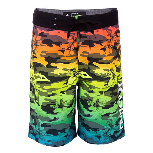 Boys 4-7 Hurley Floral Camo Boardshorts