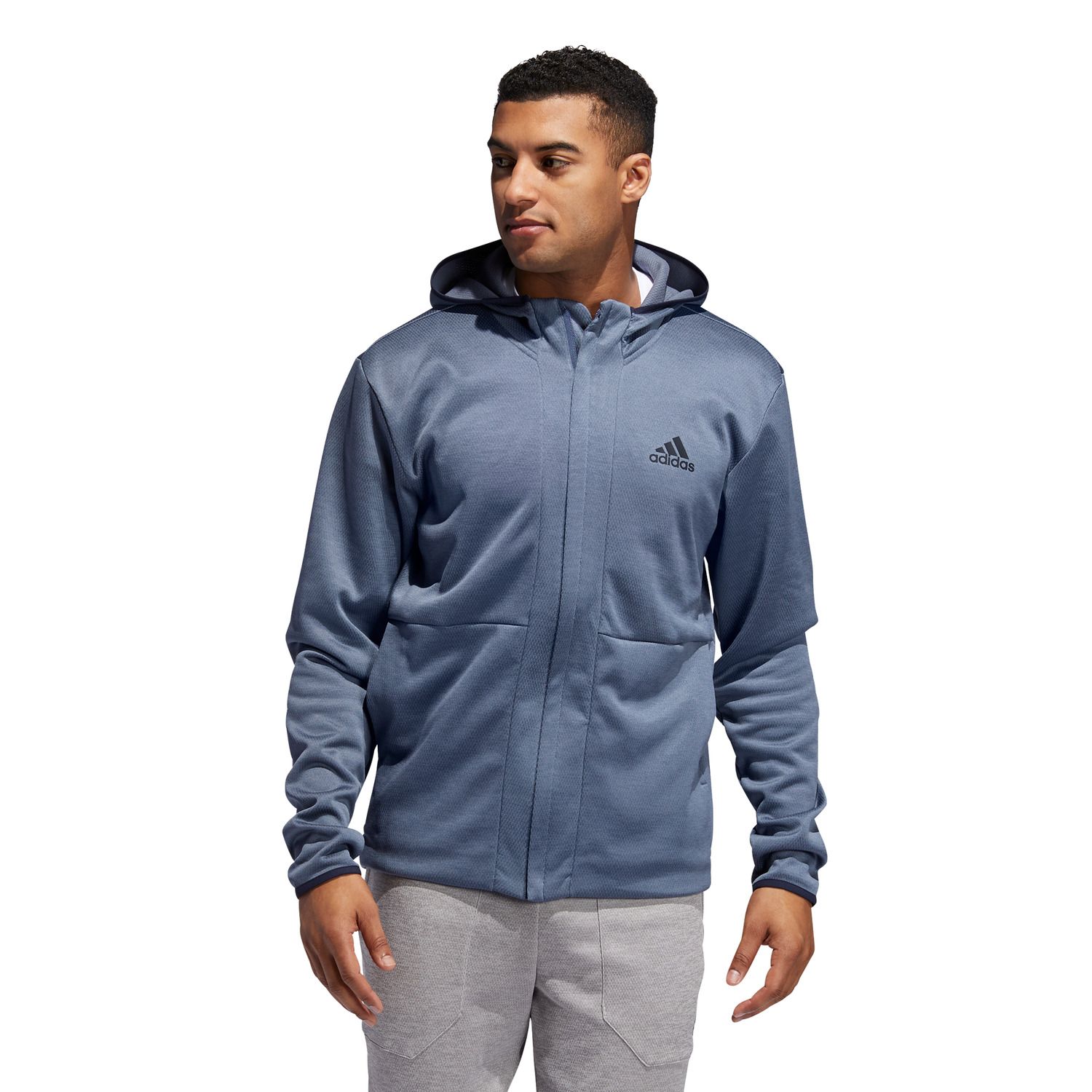 adidas fleece hoodie mens