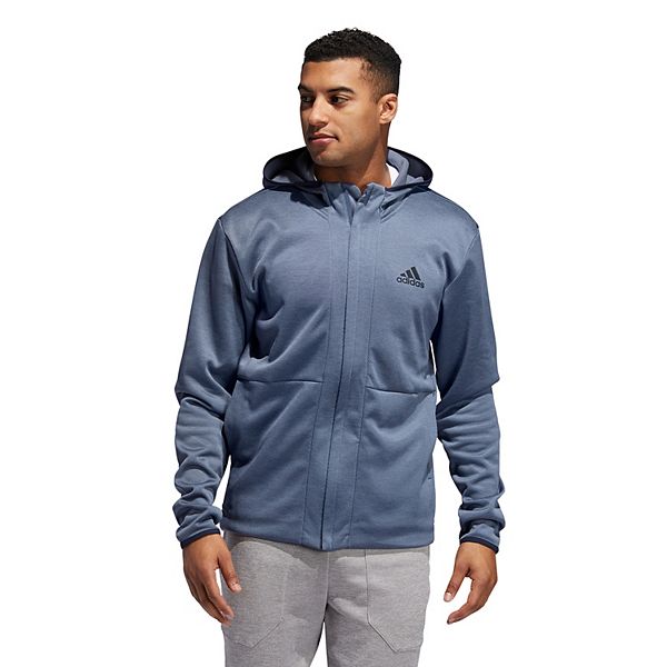 Men's adidas Team Issue Performance Full-Zip Fleece Hoodie