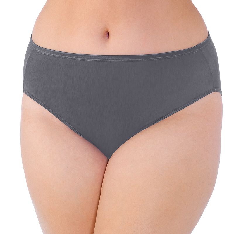 Plus Size Vanity Fair Lingerie® Illumination Hi Cut Panty 13810, Women's, Size: 11, Steele Purple