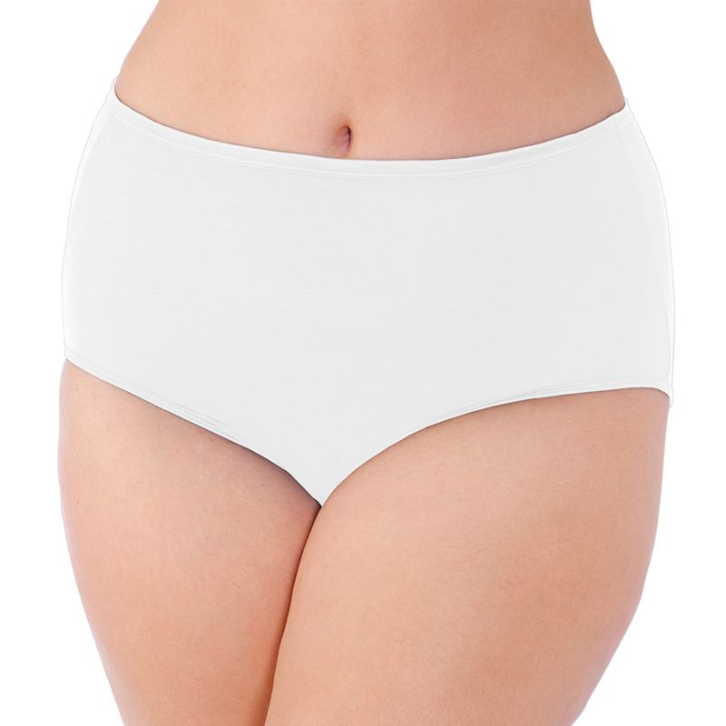 Plus Size Vanity Fair Lingerie® Illumination Brief Panty 13811, Women's, Star White