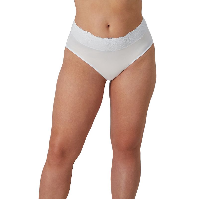 UPC 738994611284 product image for Bali Passion For Comfort Hi Cut Panty DFPC62, Women's, Size: 7, White | upcitemdb.com