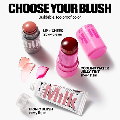 milk makeup mini lip color c.r.e.a.m + Cheek Stick  Buildable Cream Blush + Lip w/Hydrating Mango Butter + Avocado Oil for a Natural Flush  Long-Lasting, Multiuse, Vegan Formula  Werk (Dusty Blend with your fingertips MILK MAKEUP Lip + Cheek
