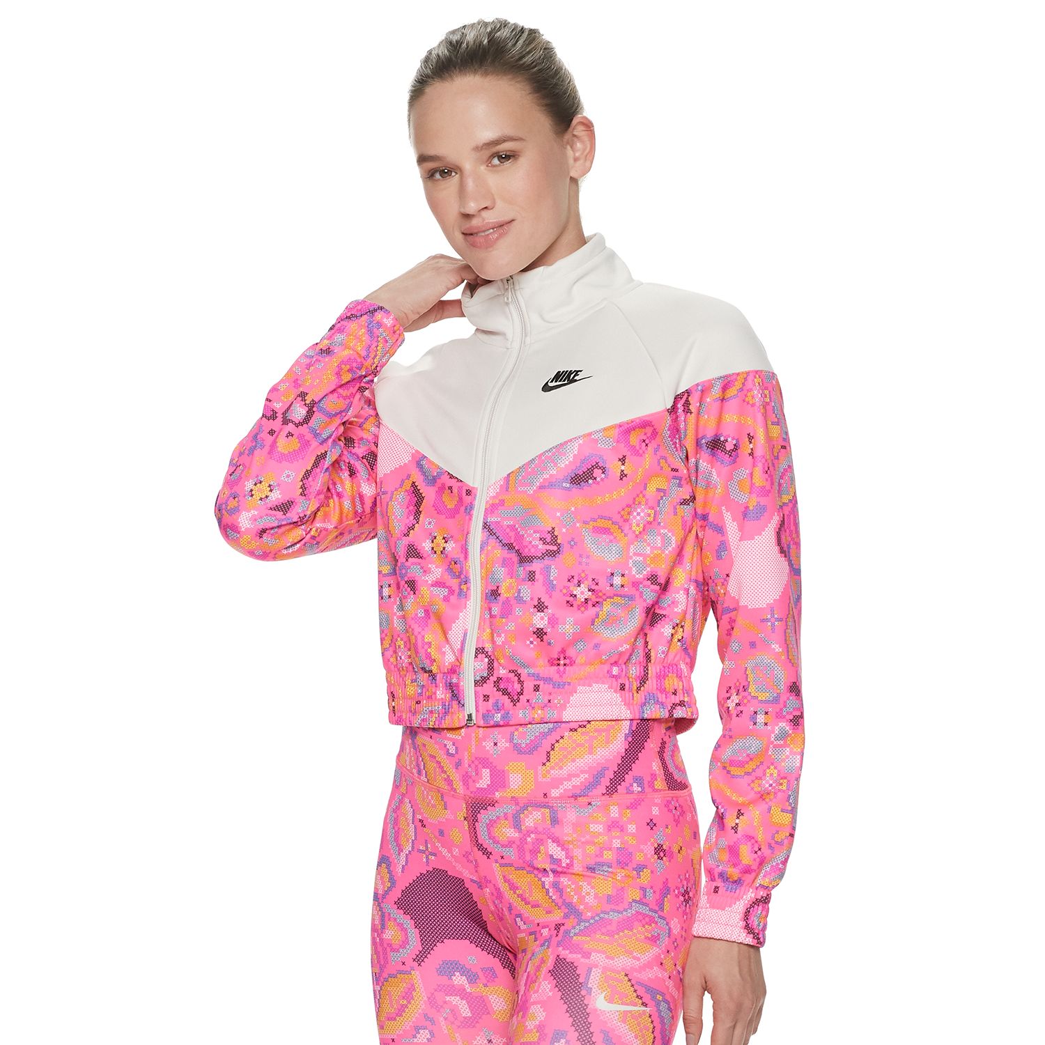 nike women's floral coats & jackets