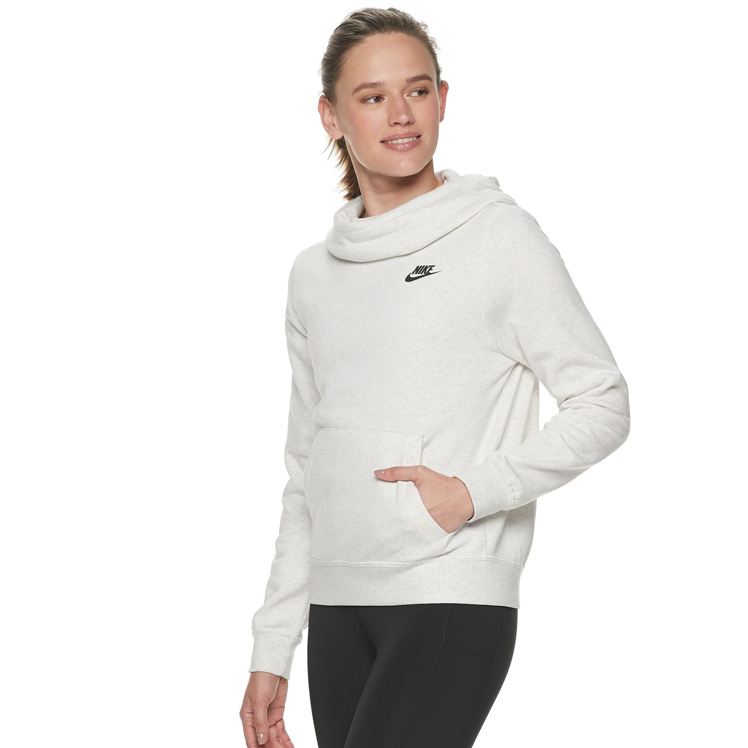 women's nike funnel neck hoodie