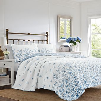 Laura Ashley Flora Quilt Set