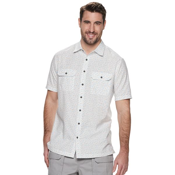 dry fit button down shirt