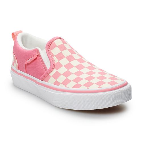Vans Asher Girls' Checkered Skate Shoes