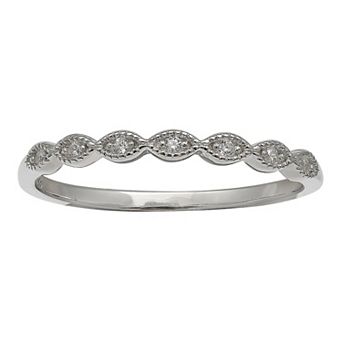 PRIMROSE Sterling Silver Scalloped Ring