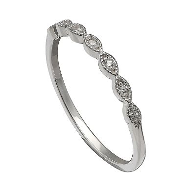 PRIMROSE Sterling Silver Scalloped Ring