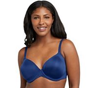 Maidenform Women's One Fab Fit Underwire, Microfiber T-Shirt Bra,  Convertible (Retired Colors), Navy/Black, 34B at  Women's Clothing  store