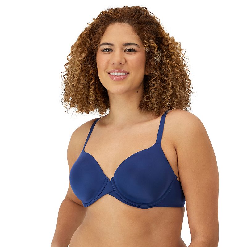 Maidenform® One Fab Fit® Modern Demi T-Shirt Underwire Bra DM7543, Women's, Size: 38 B, Blue Eclipse