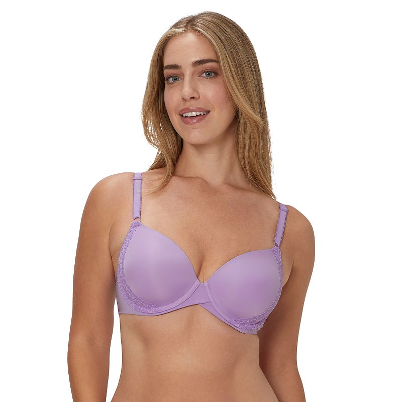 Maidenform® One Fab Fit® Modern Demi T-Shirt Underwire Bra DM7543, Women's, Size: 34 C, Purple