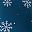 Teal Snowflake