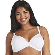 Maidenform One Fab Fit Underwire Bra, Push-Up T-Shirt Bra, Modern Demi Bra,  Lightly Padded Bra with Convertible Straps, White, 34A - Bass River Shoes