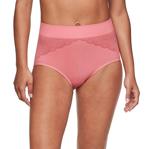Warners Women's 2 Piece Underwear Panties 3XL Black Red Pink Hipster  Comfort 