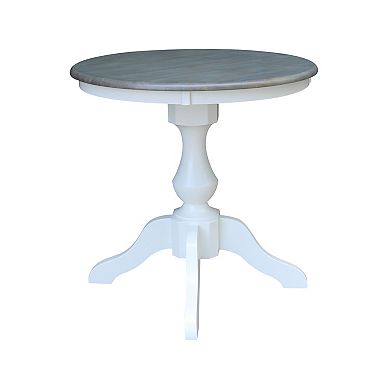 International Concepts Round Pedestal Dining Table