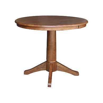 International Concepts Round Pedestal Dining Table