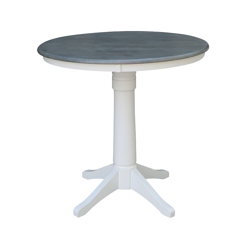 International Concepts Pedestal Round Dining Table, Multicolor