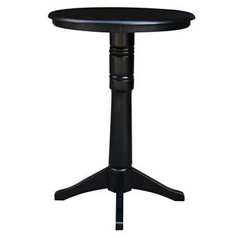 International Concepts Round Pedestal Bar Table