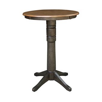 International Concepts Round Pedestal Bar Table